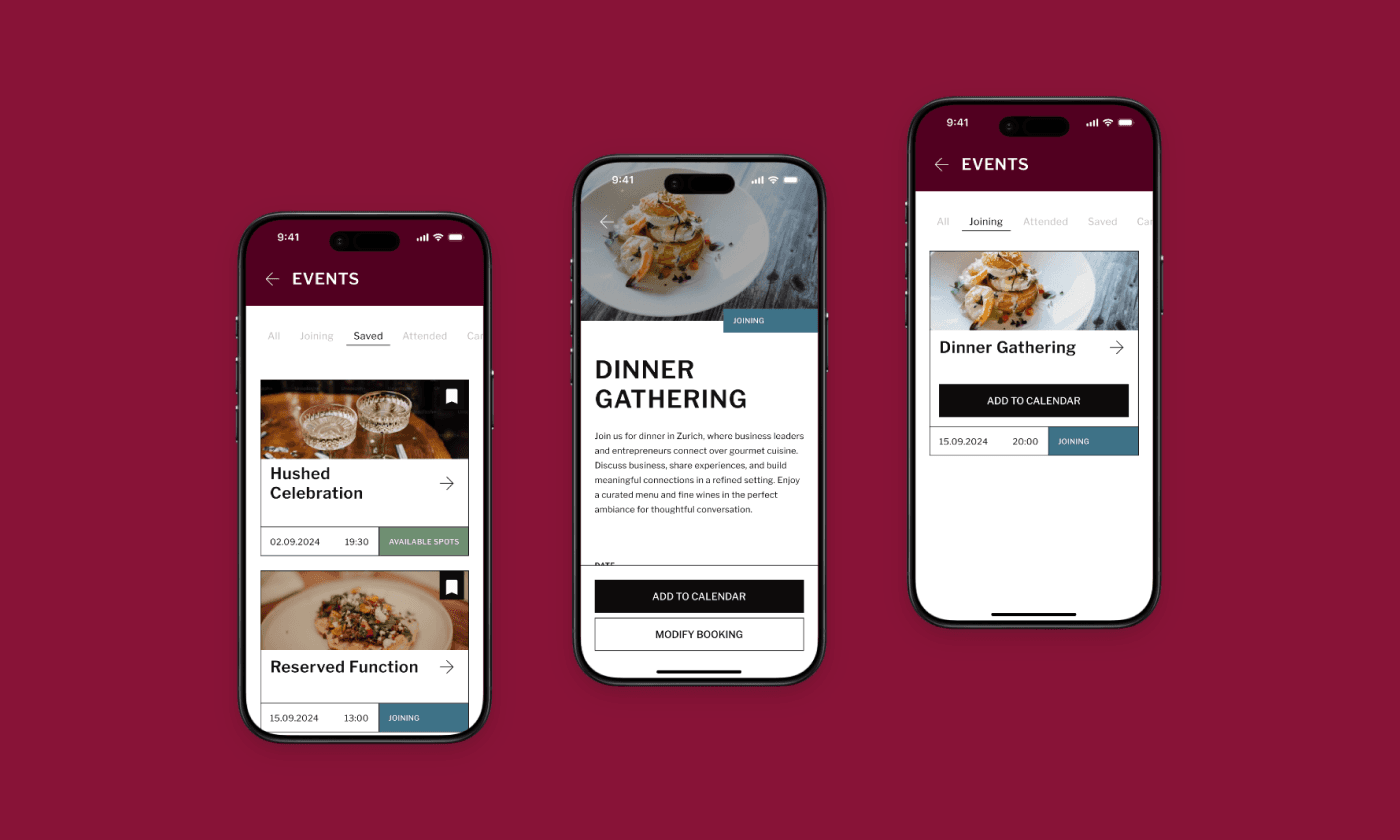 Die digitale Plattform für einen exklusiven Zürcher Privatclub