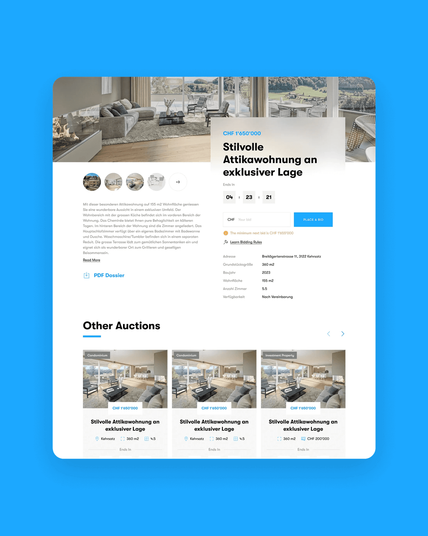 Immobilien online versteigern mit Immocatch 1