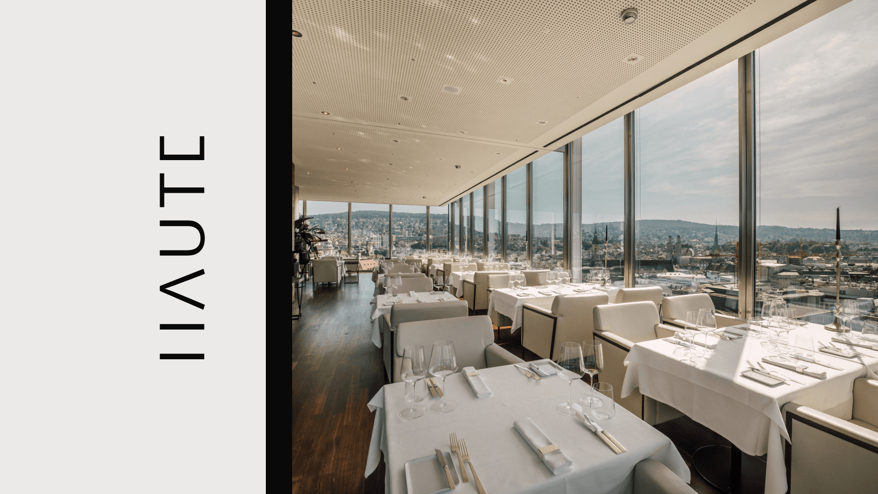 Fine dining meets digital membership: the HAUTE club above Zürich