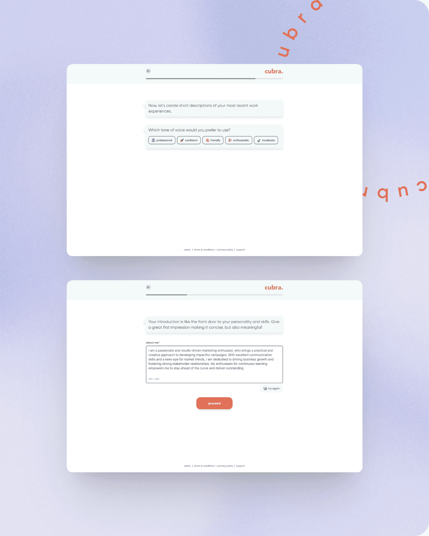 Cubra, der CV-Generator von Mindnow 1