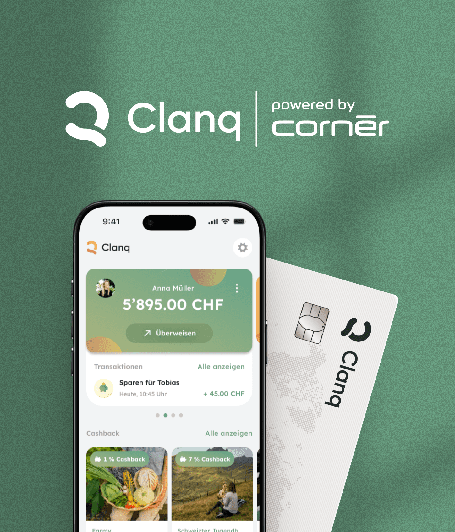 Family Banking mit der Clanq App powered by Cornèr