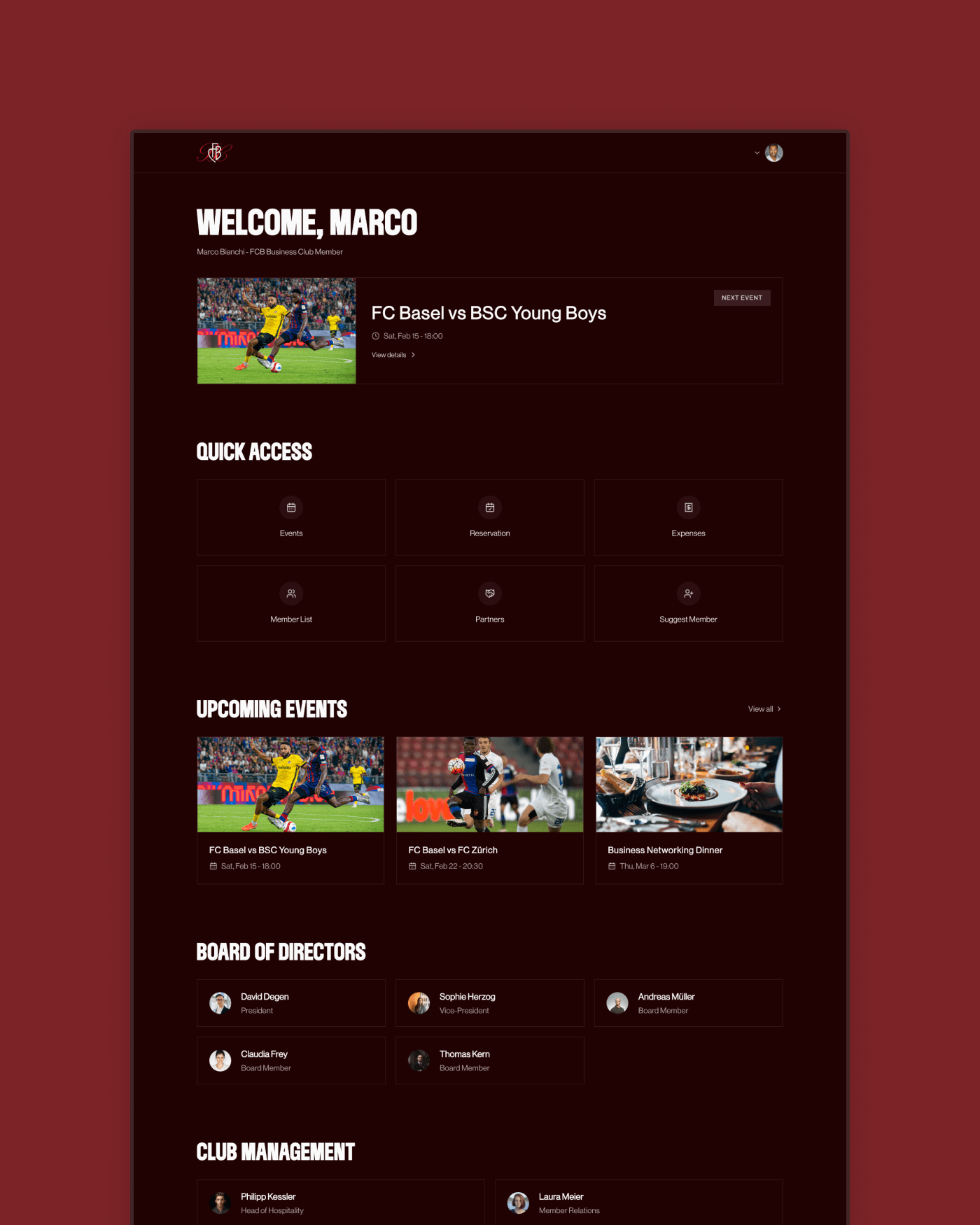 Vom Matchday zur Mitgliedschaft: der digitale FC Basel Business Club 1