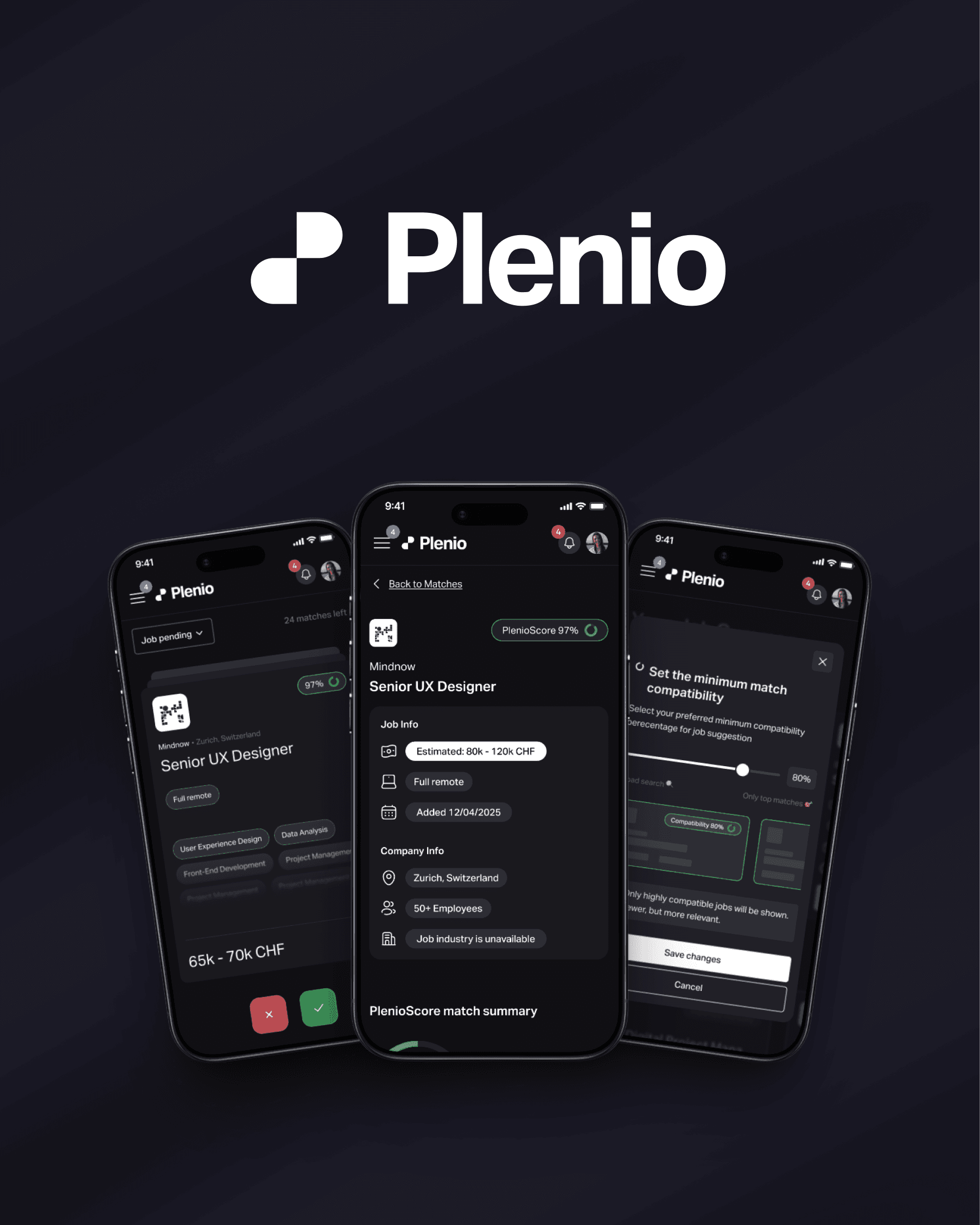 Plenio, die Job-Matching-Plattform von Mindnow