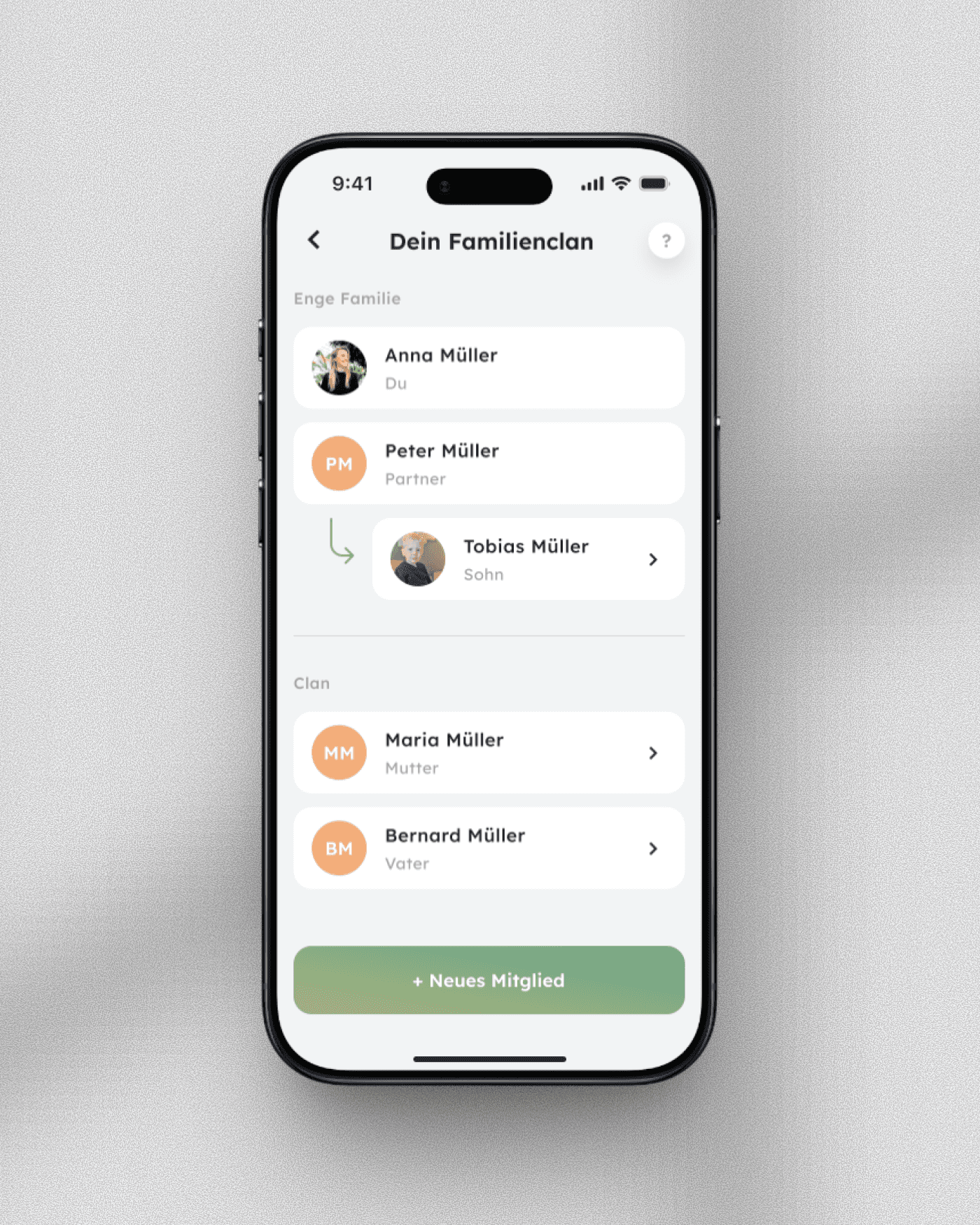 Family banking with the Clanq app powered by Cornèr 3
