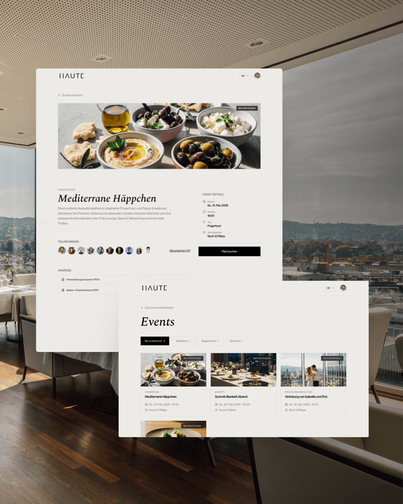 Fine dining meets digital membership: the HAUTE club above Zürich 2