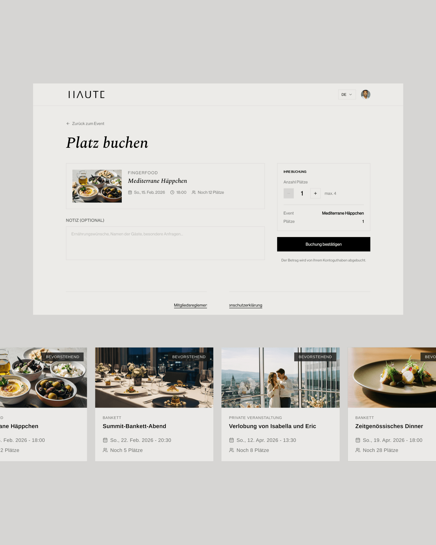 Fine dining meets digital membership: the HAUTE club above Zürich 1
