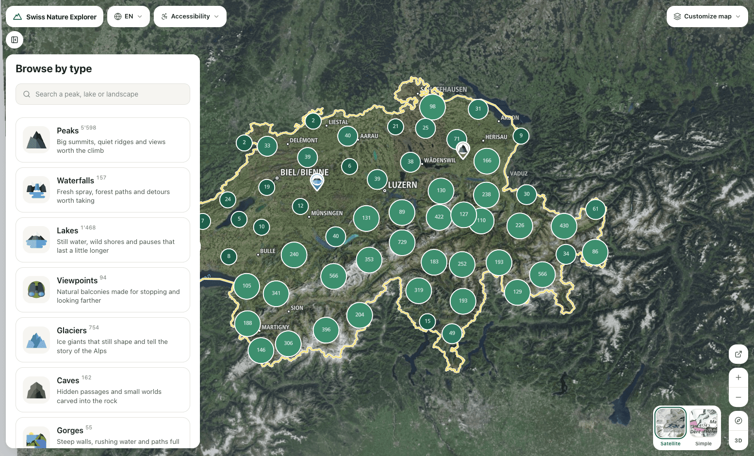 Swiss Nature Explorer